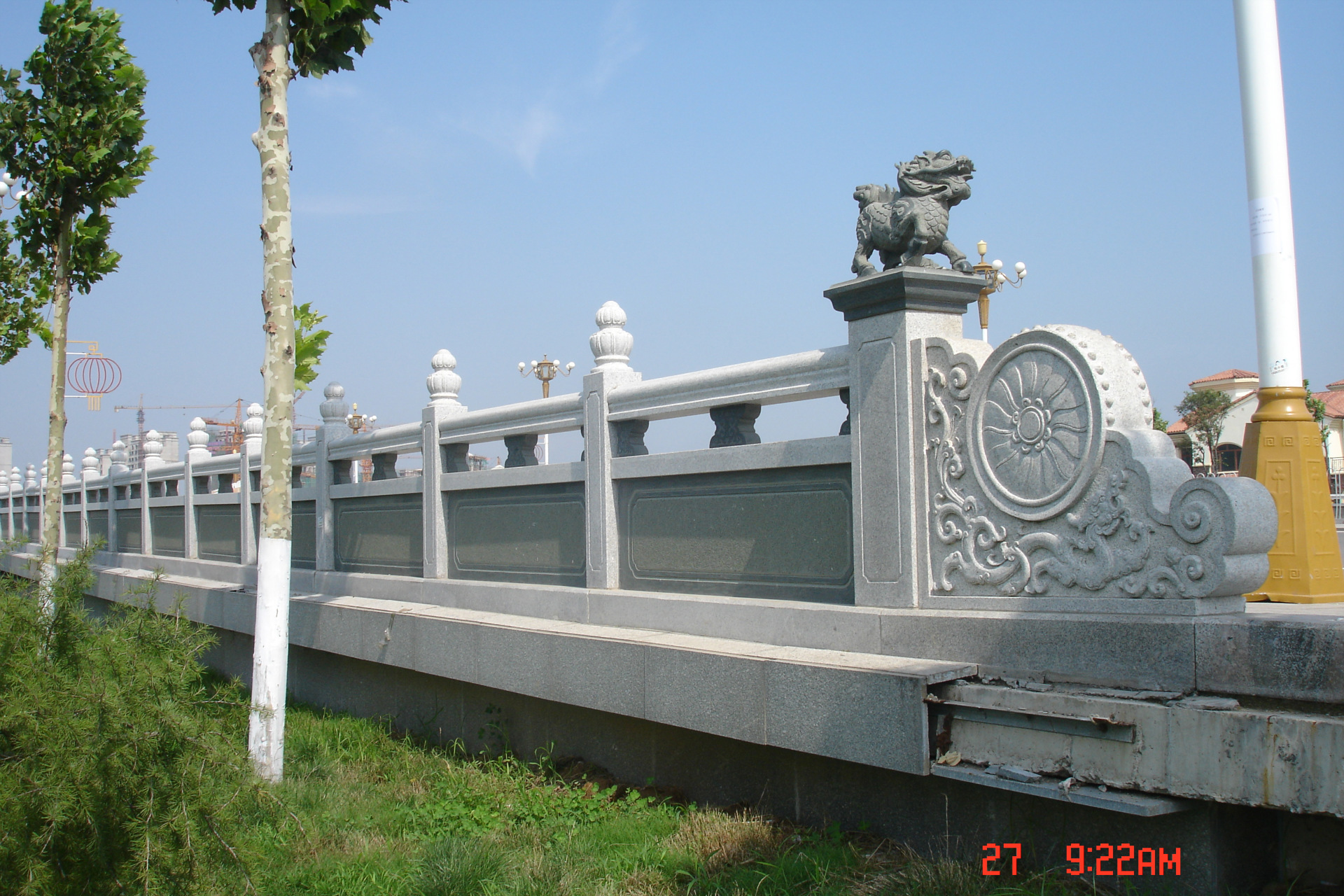 大理石护栏图片 白色大理石护栏价格厂家 寺庙用栏杆栏板供应厂家