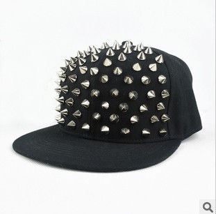 hiphop朋克风嘻哈街舞帽棒球帽子街头潮帽 铆钉帽子批发