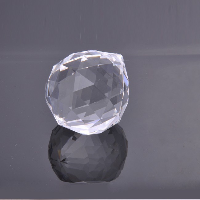 厂家直销 彩色多面水晶球 水晶配件 水晶灯吊球 40灯饰水晶球