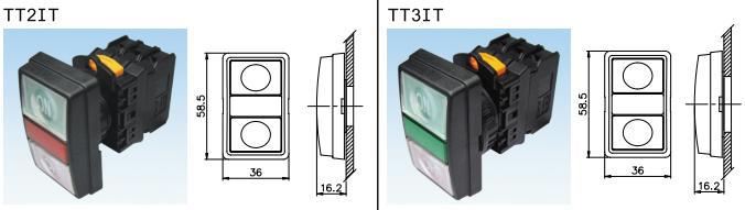 优惠价供应台湾天得tend按钮TT2系列按钮TT2IT照光两点按钮