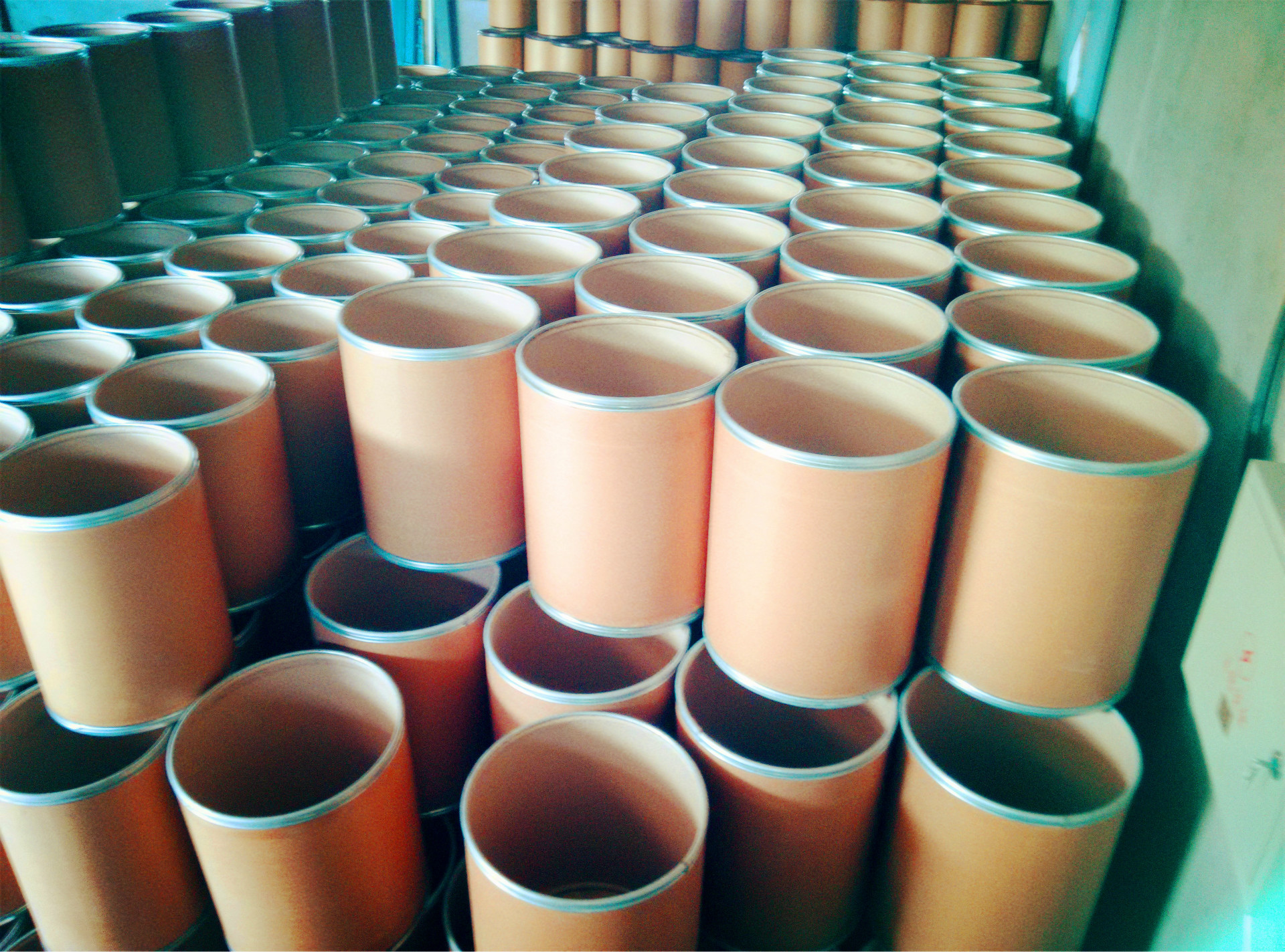 纸板桶 牛皮纸纸板桶 铁箍纸板桶 25kg纸板桶