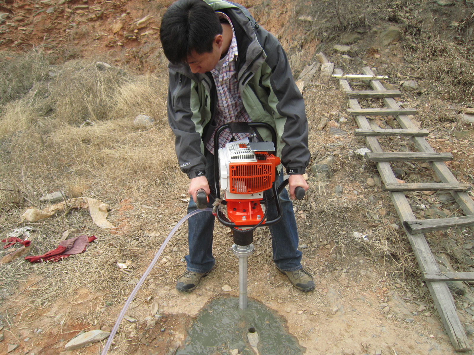公路铁路线路勘察wd-h手持钻机