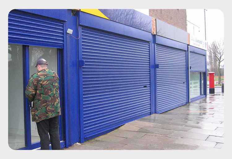 生产厂家 银行镀锌卷门 工厂彩钢卷闸门