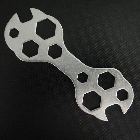 自行车工具多用功能花片扳手 螺丝扳手 多孔扳手 花片扳子