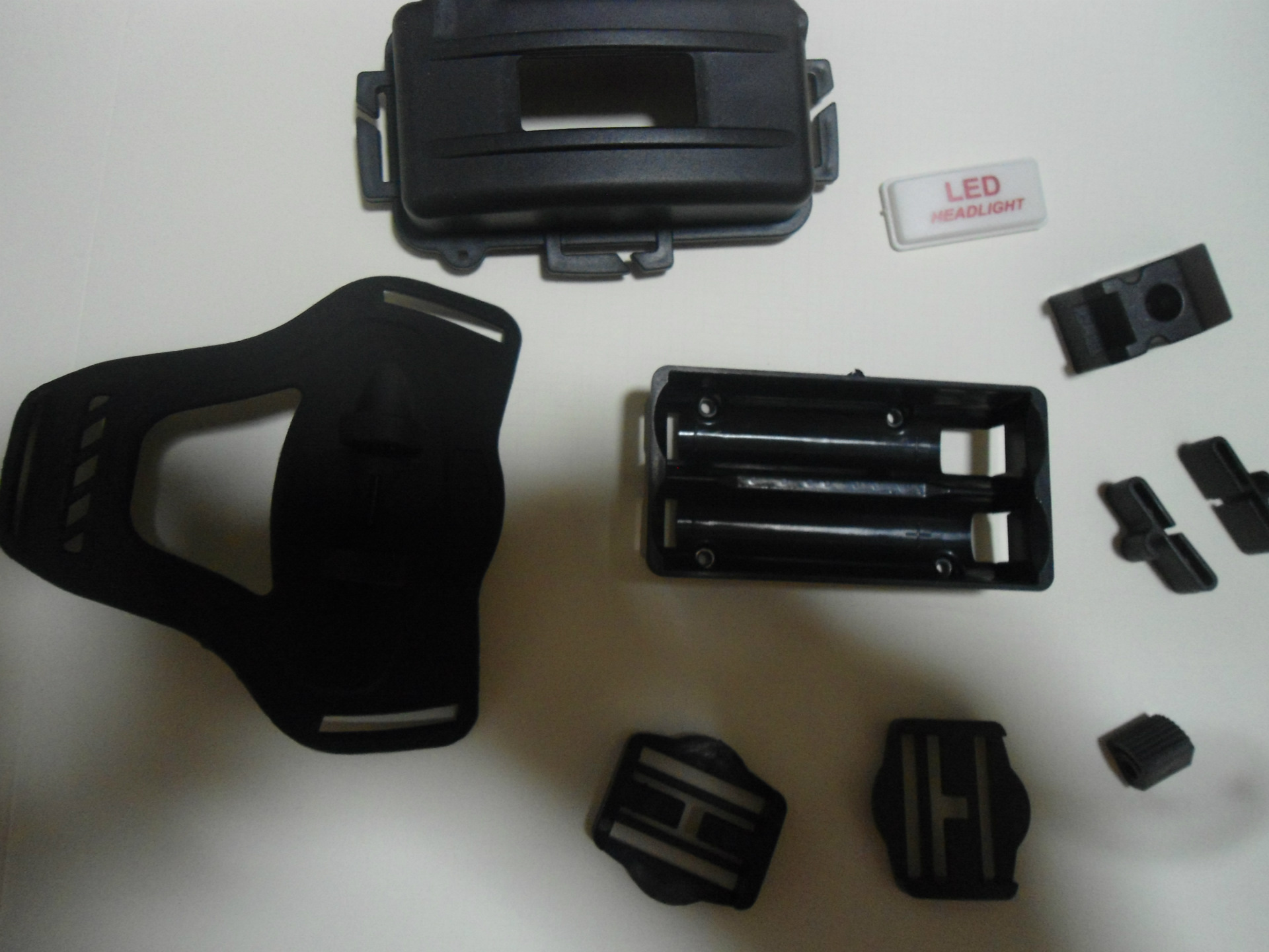 led强光t6头灯外壳全套配件 各式t6强光头灯带配件