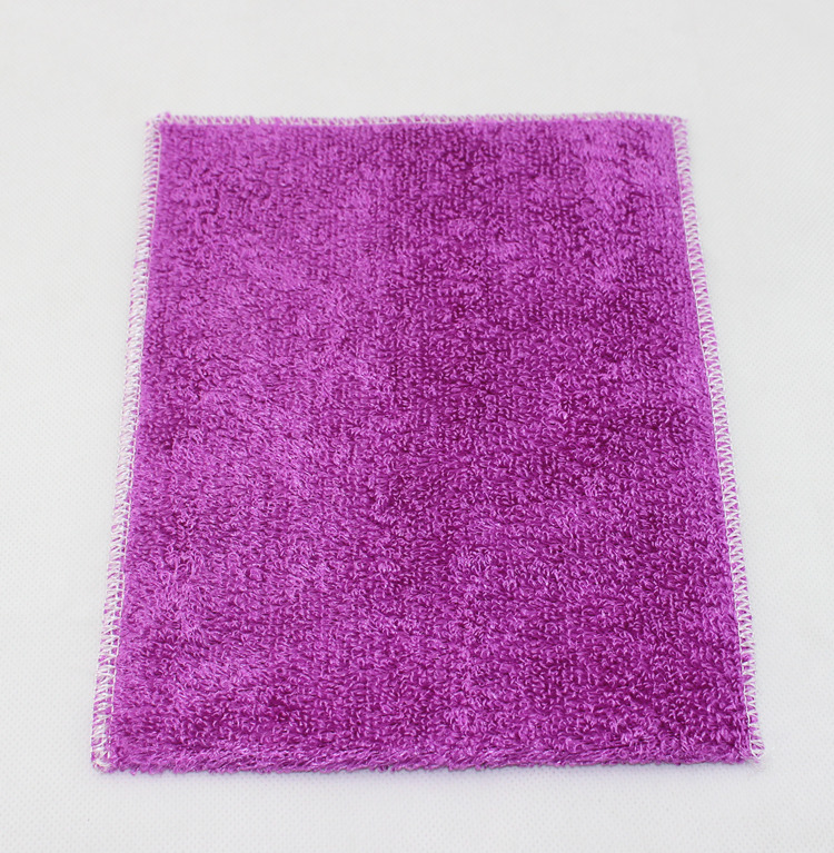 竹纤维洗碗布 洗碗巾 不沾油抹布 韩国日用品 双层加厚清洁巾批发