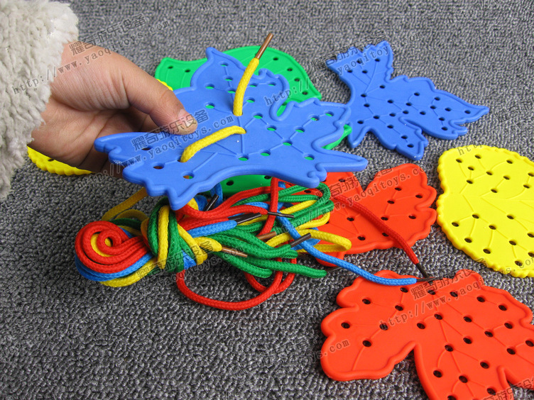 儿童穿线板.塑料亲子益智.幼儿园亲子早教教具.