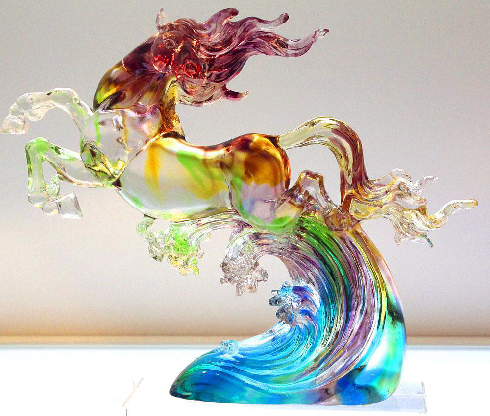 琉璃马/琉璃摆件/琉璃工艺品/琉璃厂家/琉璃批发/琉璃定制/礼品