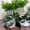 透明水晶玻璃片圆形热容创意冰箱贴片定制馒头玻璃工艺品厂家批发|ru