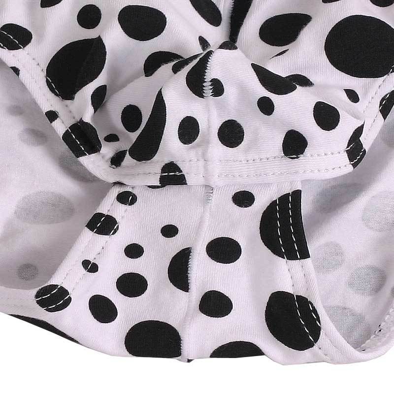 uzhot舒适纯棉印花情趣男士性感三角裤 男超低腰内裤 13001-1黑点