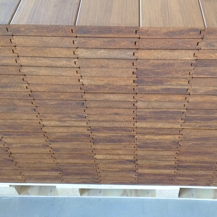 户外重竹强化复合地板 栈桥防腐木高耐竹地板 马厩马房门板材料