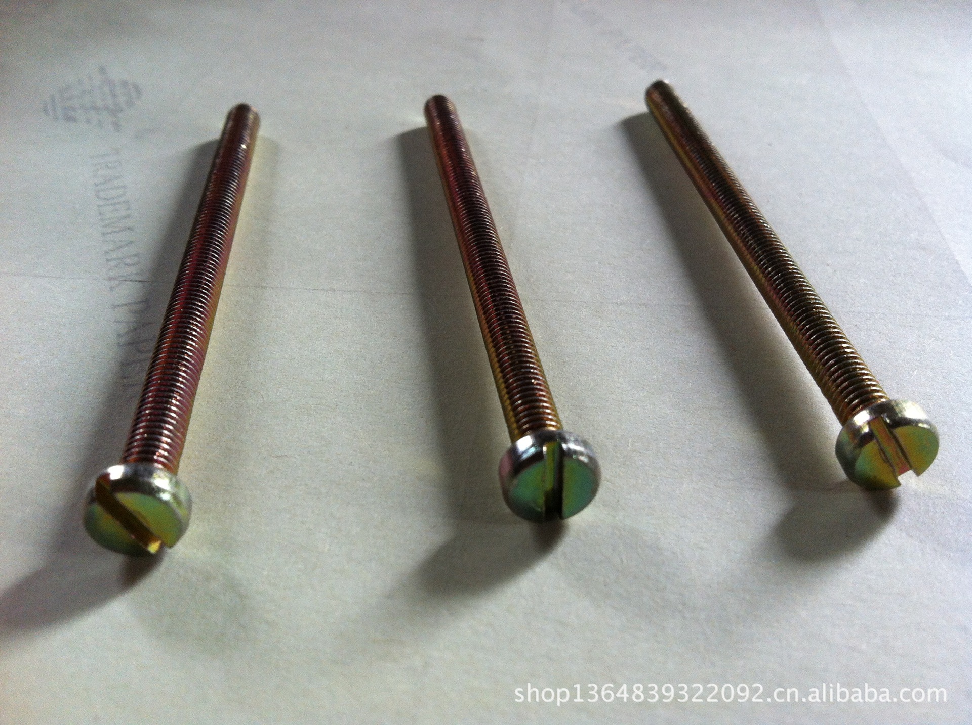 厂家直销din84圆柱头一字机械螺丝 平头一字螺丝 自攻螺丝