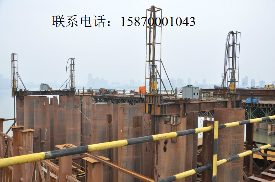 无底钢套箱围堰施工工艺(桥梁施工,低桩承台施工,附示意图)