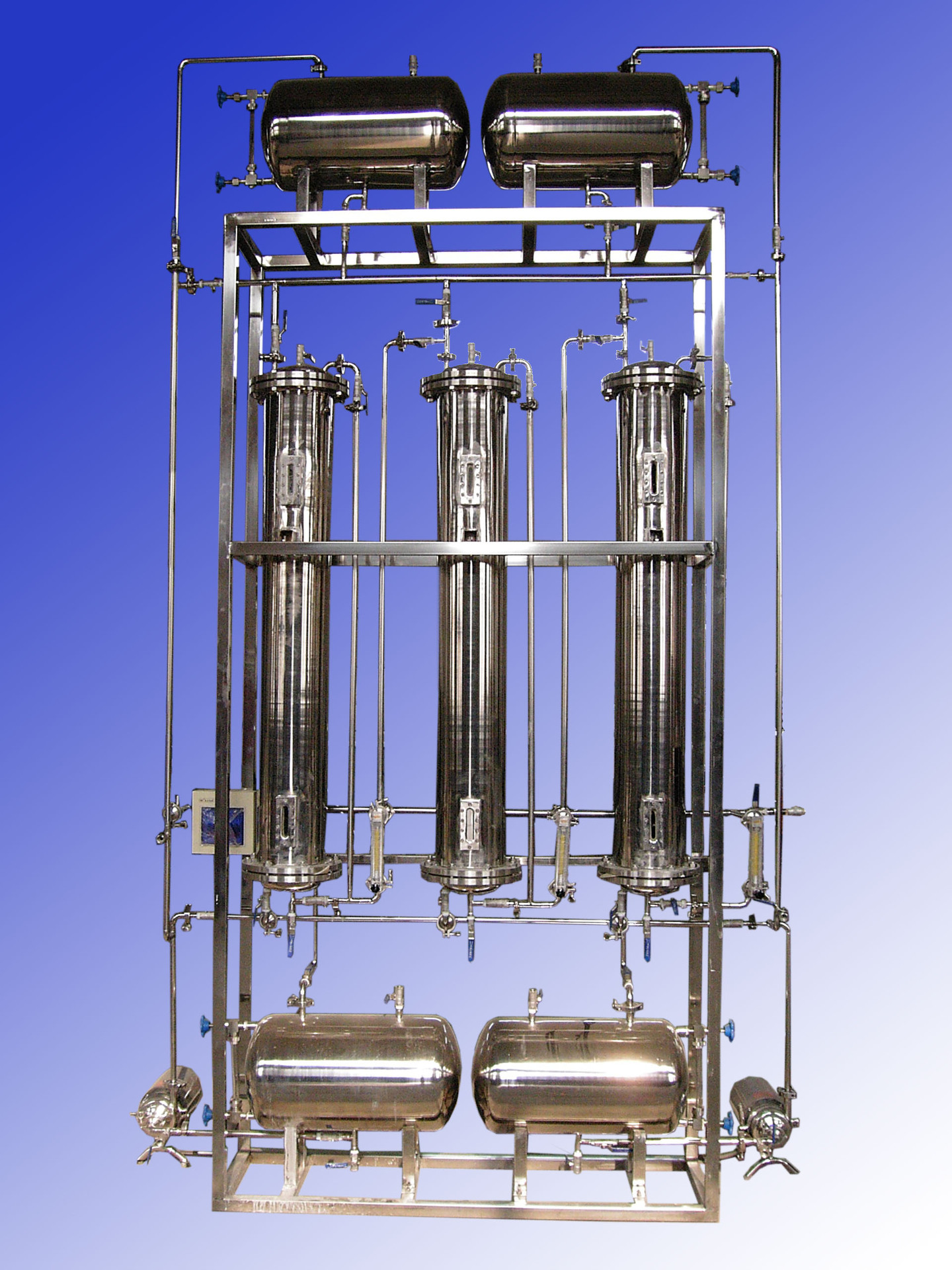 厂家优惠供应 树脂柱 大孔树脂柱 离子交换柱 系统设备