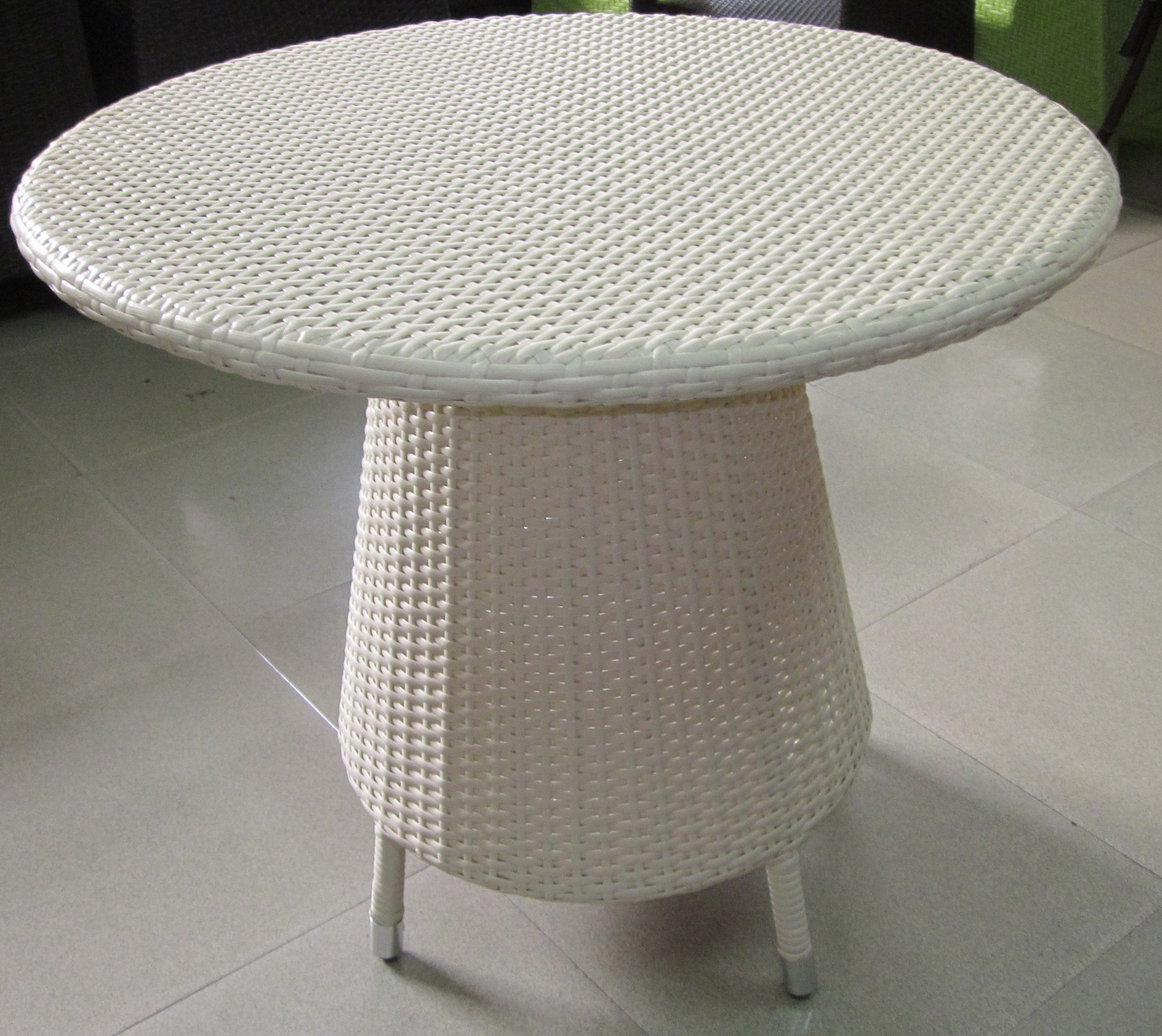 塑木桌面十字拼花/直条桌面时尚休闲餐厅桌面小户型餐桌塑木桌面