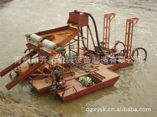 厂家直销大中小型水轮 二次洗船 铁砂船 铁沙船 铁砂机械设备定值