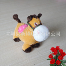 深圳玩具工厂设计生产 十二生肖马年礼品 可爱小马儿童玩具 horse