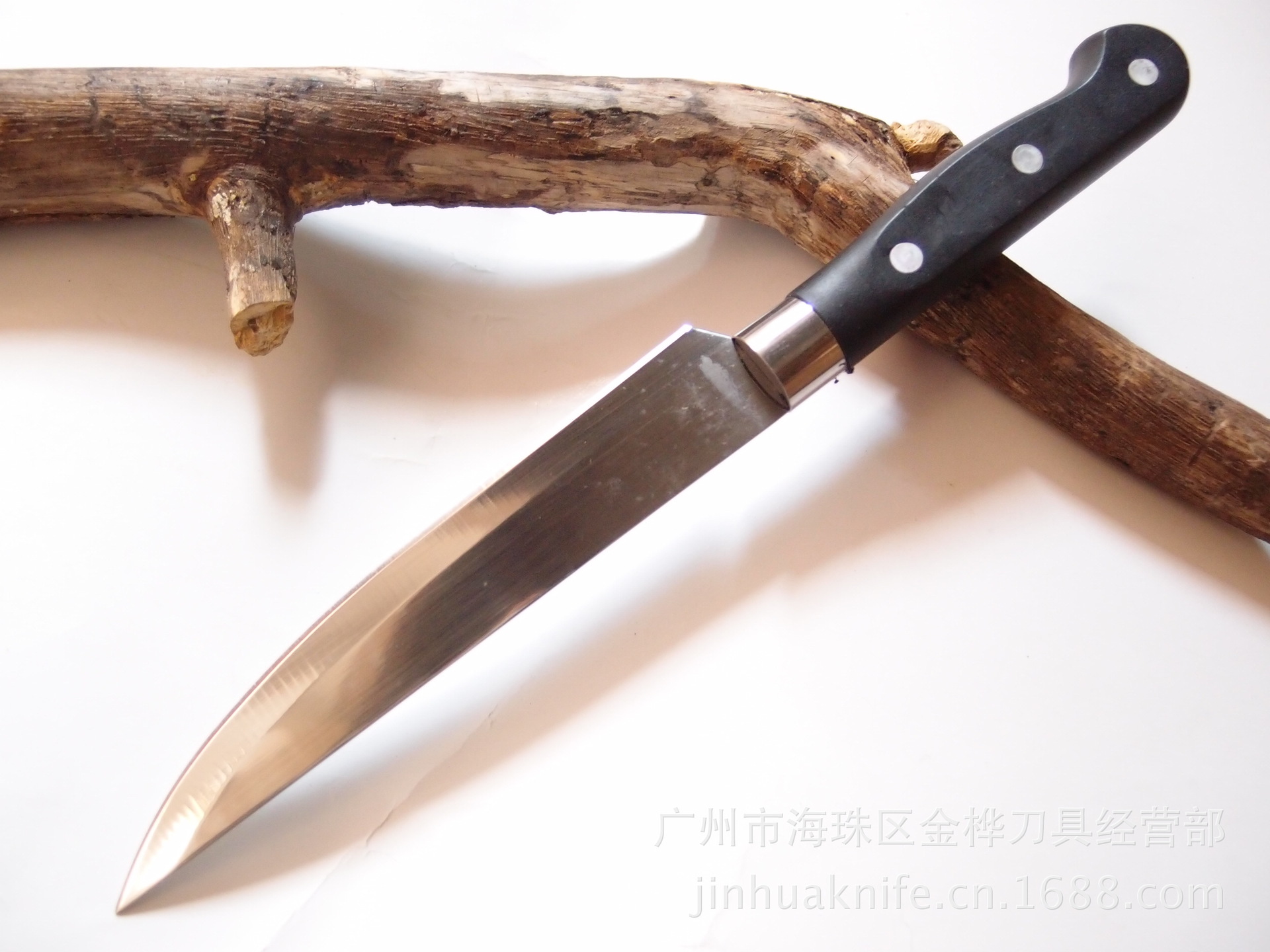 k757水果刀 高级餐刀 塑柄尖头水果刀 阳江水果刀 礼品刀