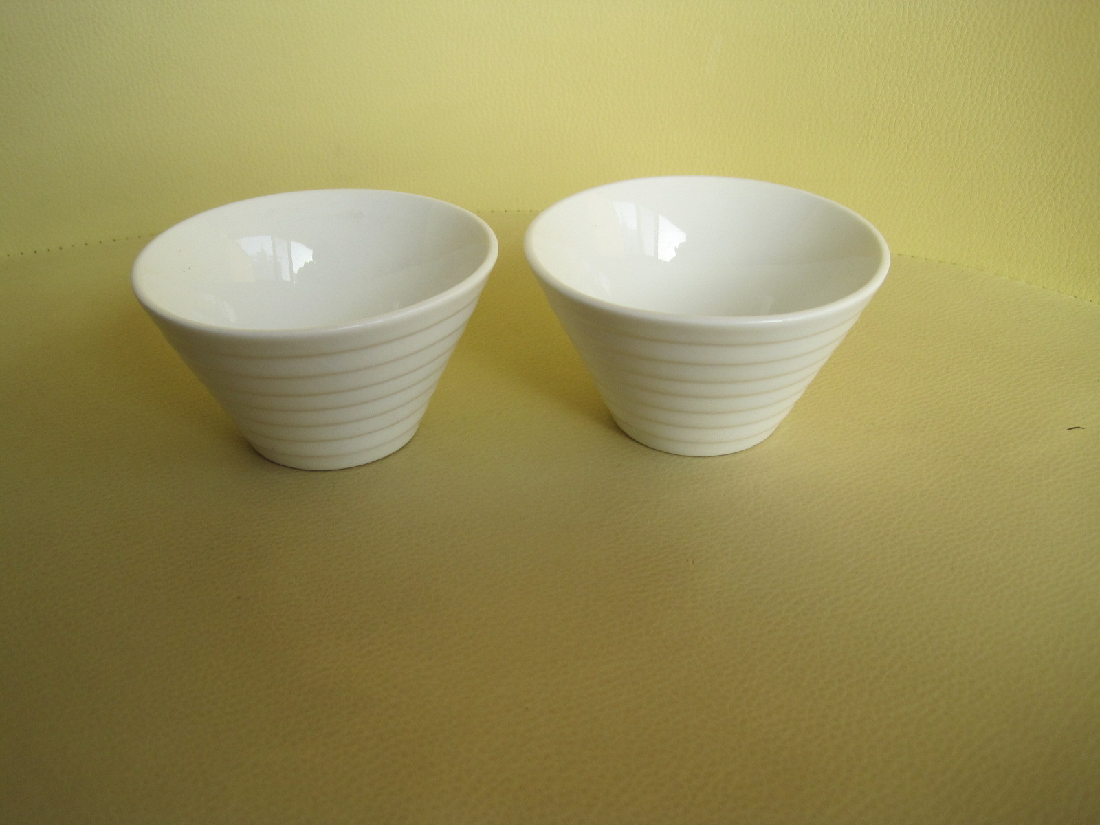 螺旋纹强化瓷碗冰淇淋碗面膜碗日用品促销礼品高白瓷碗