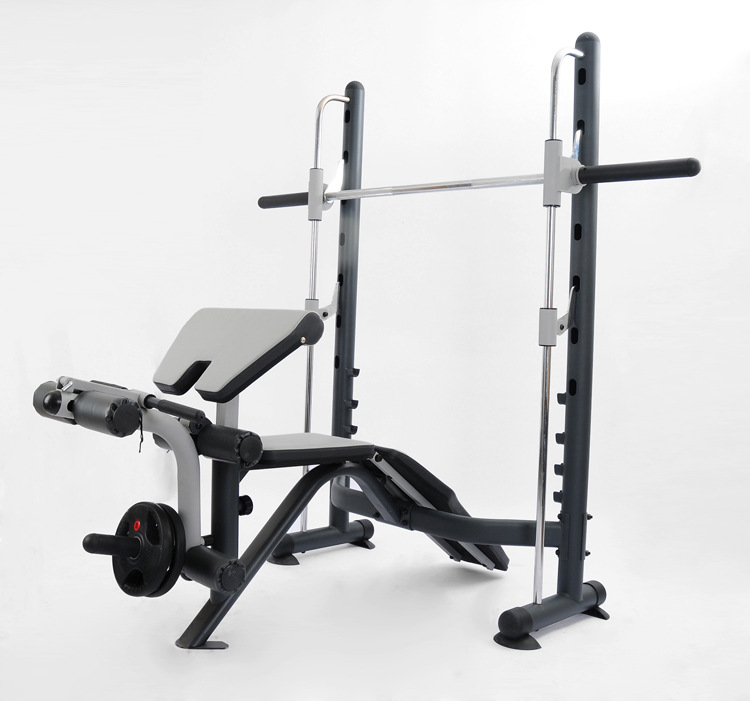 家用健身房 多功能史密斯机卧推架深蹲架举重综合训练器 高档安全