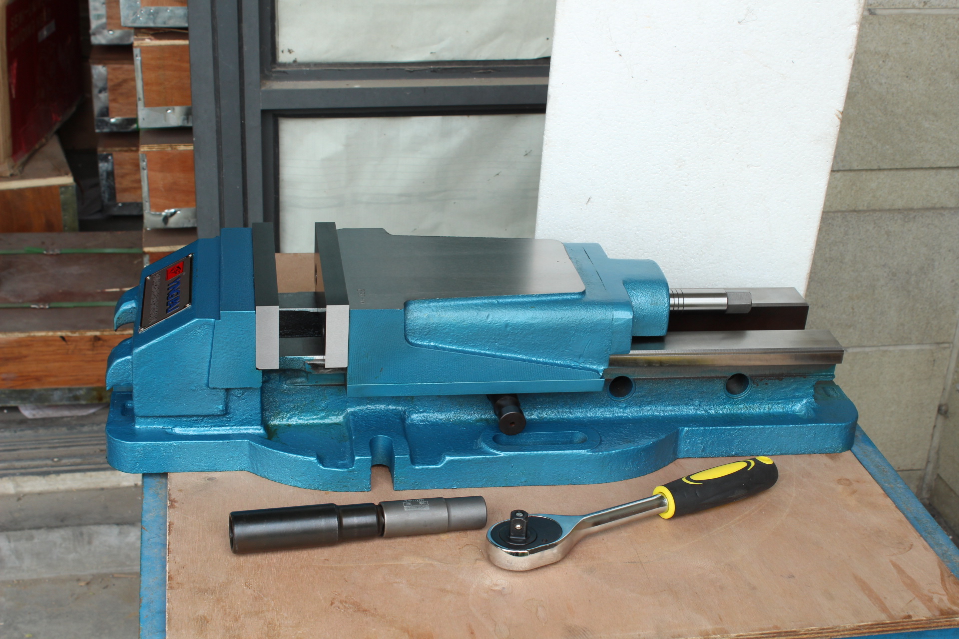 倍力角固式虎钳 机械式倍力增压式铣床平口钳 cnc倍力台虎钳 - 工具