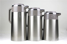 厂家直销不锈钢咖啡壶、欧式咖啡壶、玻璃内胆保温壶、保温杯