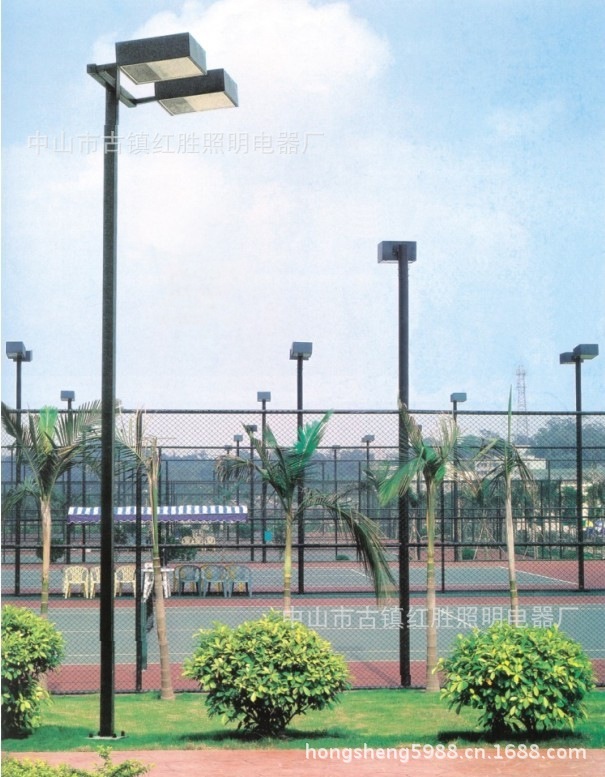 中山厂家专业生产及供应双头网球场灯 足球场灯 球场灯 户外路灯