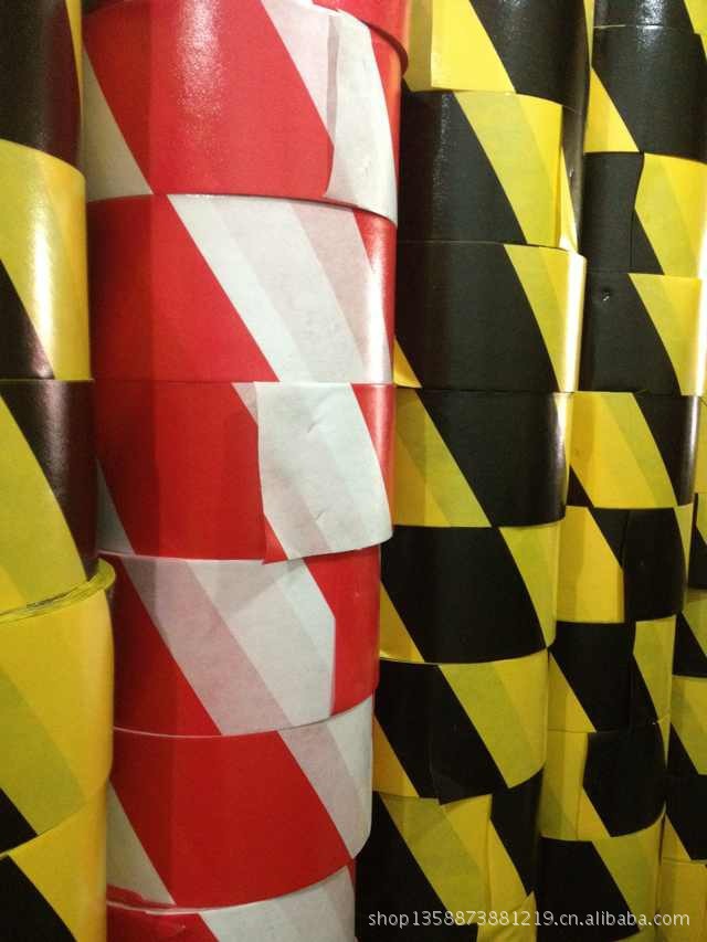 专业生产无纺布楼层隔离带 路面安全警示带 反光警示胶带警戒带