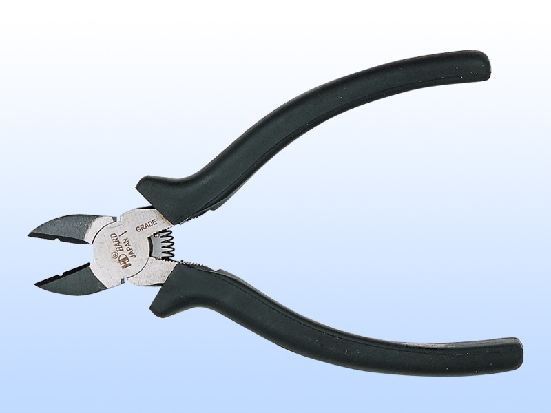 东良南豫高端广式柄斜口钳 黑柄斜口钳 黑胶柄断线紧线大力钳