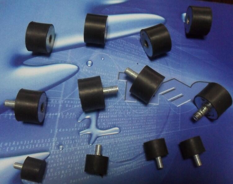 机床减震橡胶脚垫   螺丝包胶垫 m6内螺纹橡胶垫 一件代发