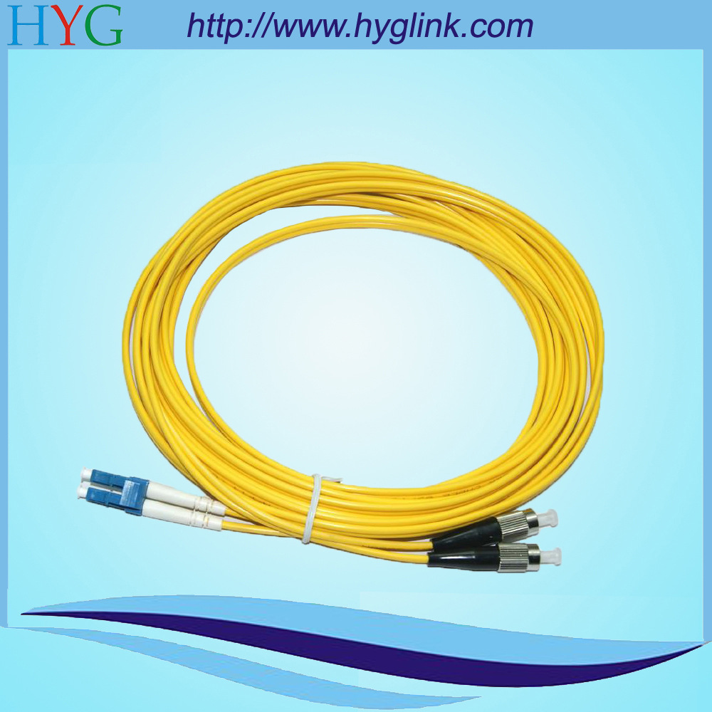 厂家直销 lc-fc 单模双芯 3.0 10米 光纤跳线 光纤线