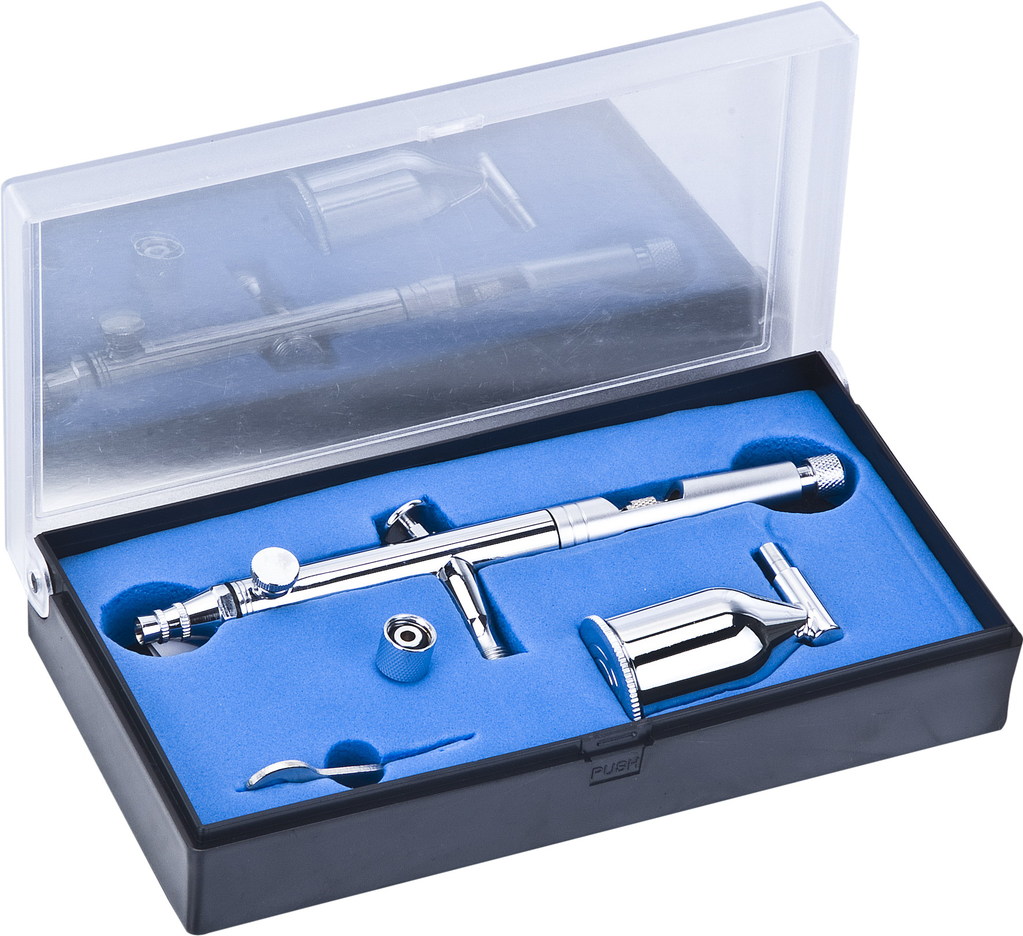 供应0.3mm插入式喷嘴带可拆卸13ml金属杯侧壶td-184双动喷笔