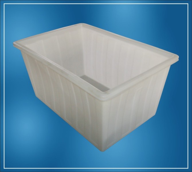 供应纺织牛筋塑料方箱 300l塑料大方桶水产养殖用储水塑料方桶
