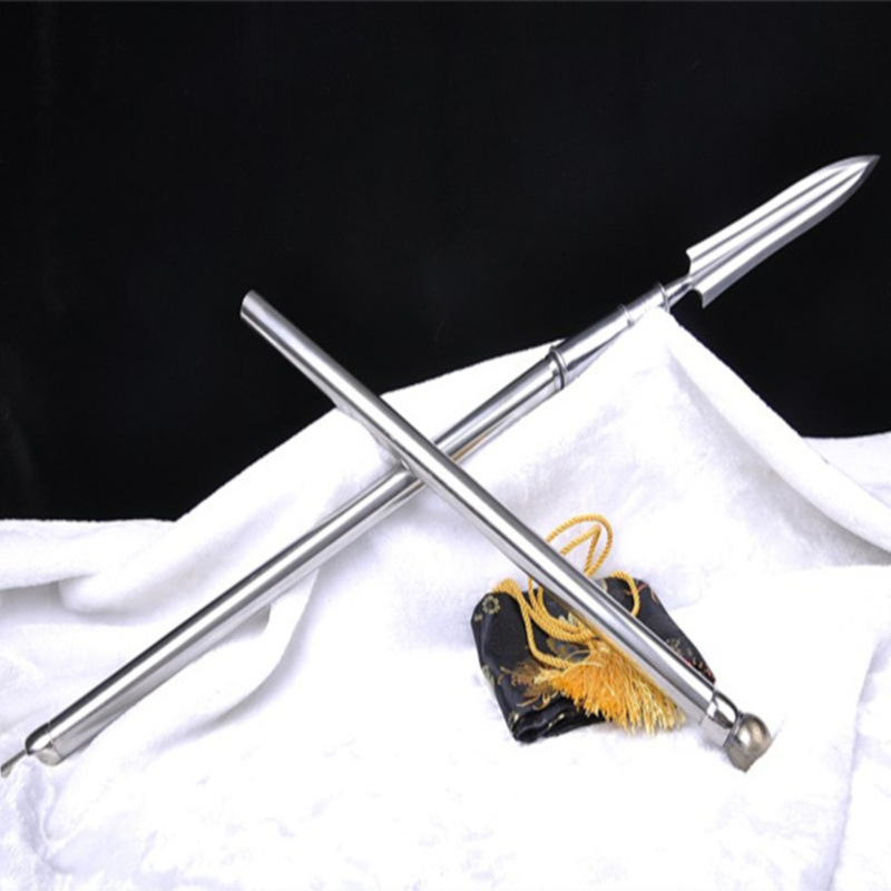 龙泉刀剑十八般兵器花纹钢枪头亮银枪霸王枪红缨长枪长矛不开刃