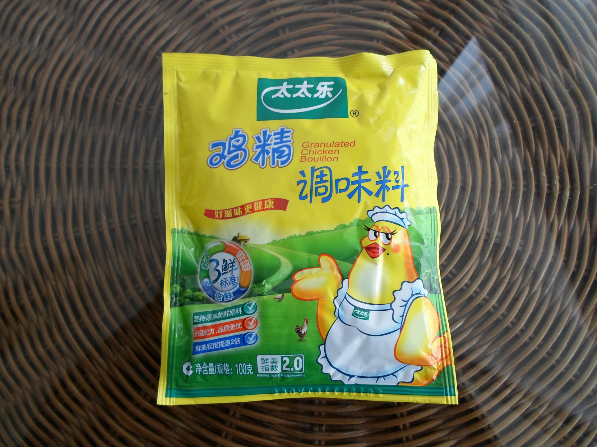 100g*100包太太乐三鲜鸡精,质量保证,质优价廉,大量批发