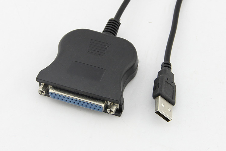 usb转25针孔并口线db25接口 ieee 1284打印机 usb2.0线 25孔