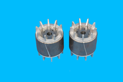 厂家直销,转子压铸,罩极电机带枫叶,罩极电机配件