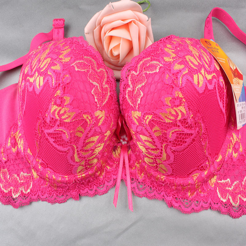 厂家直销 健尔弹品牌聚拢调整型文胸 花朵