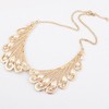 C0488 Korean Edition Hollow Carved Pearl False collar Necklace Short wing style False collar necklace female wholesale