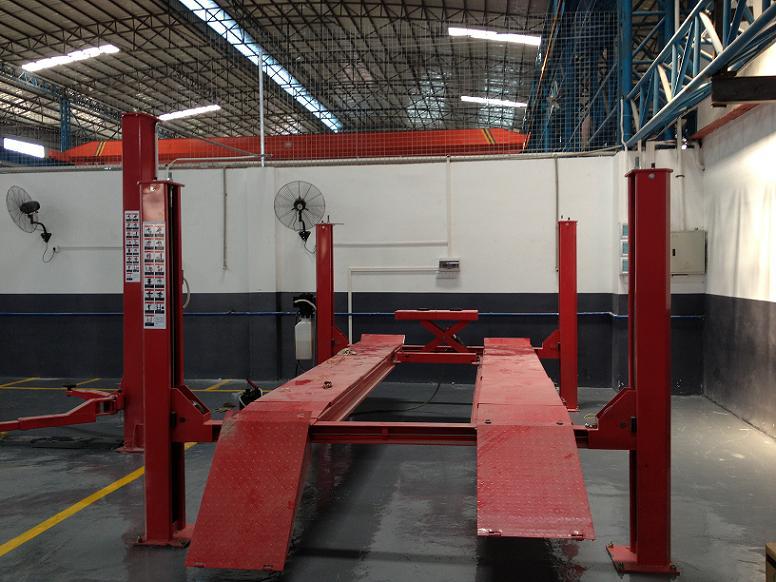 汽车四柱举升机 四轮定位四柱式举升机 4s店汽车维修升降机