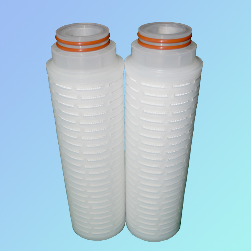聚醚砜膜折叠筒式滤芯pes折叠过滤芯价格pes微孔滤芯批发