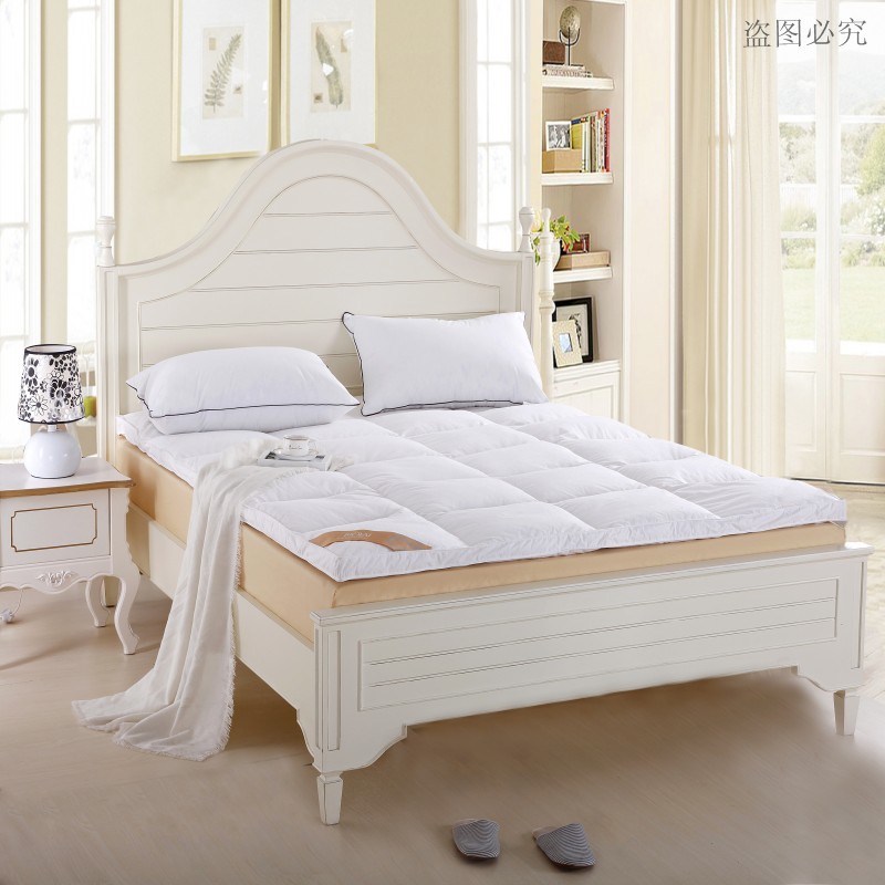 专柜正品羽丝绒床垫 全棉防滑加厚床褥子垫被 高档酒店用品 批