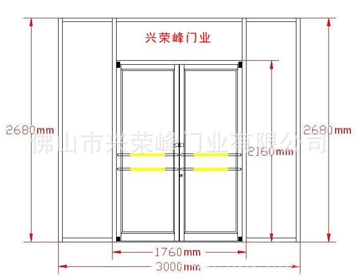 福建肯德基门 新款肯德基门订做