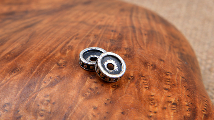 百搭热销款 复古合金银隔片 垫片 6-8mm 佛珠饰品配件厂家批发