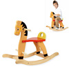 wholesale supply woodiness children Trojan horse Large baby Rocking Horse wooden  Baby carriage