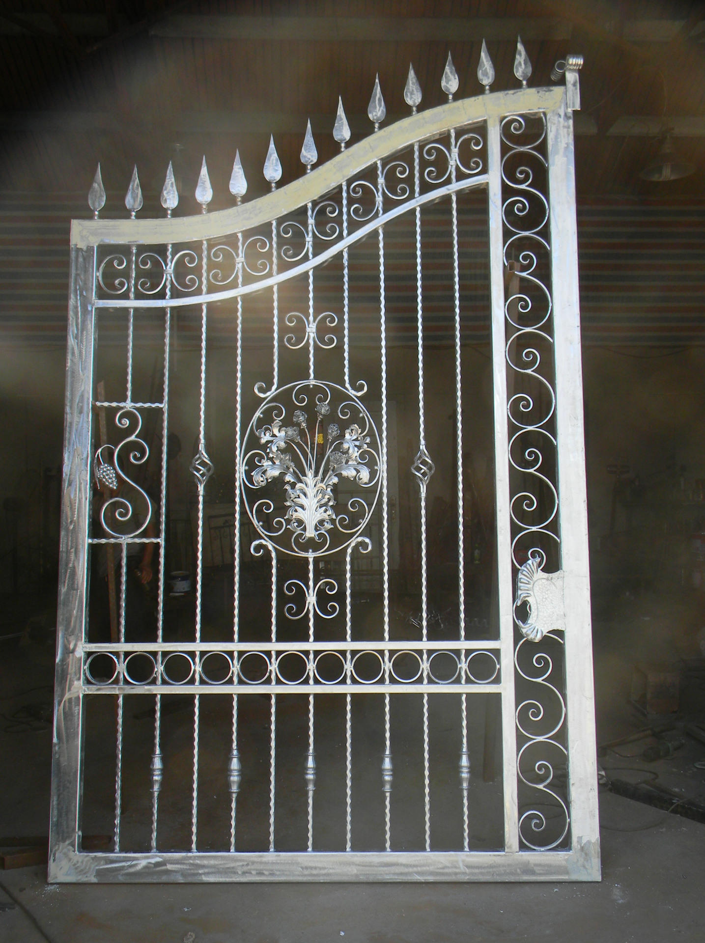 出口工艺 铁门 欧式铁艺门 锻造进户门 工艺铁门 进户别墅门