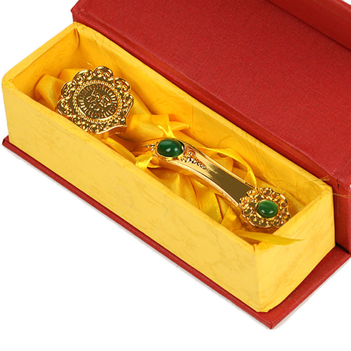 金如意 小号 锌合金电镀 可混批 寺庙纪念品 开光礼品 佛.