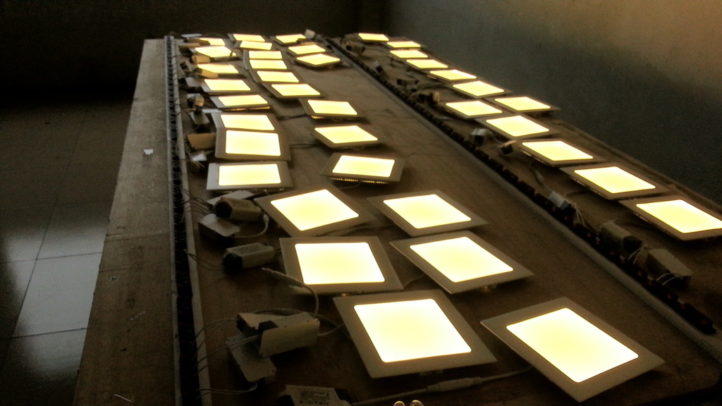 12w 方形led面板灯 导光板灯 正方形led灯