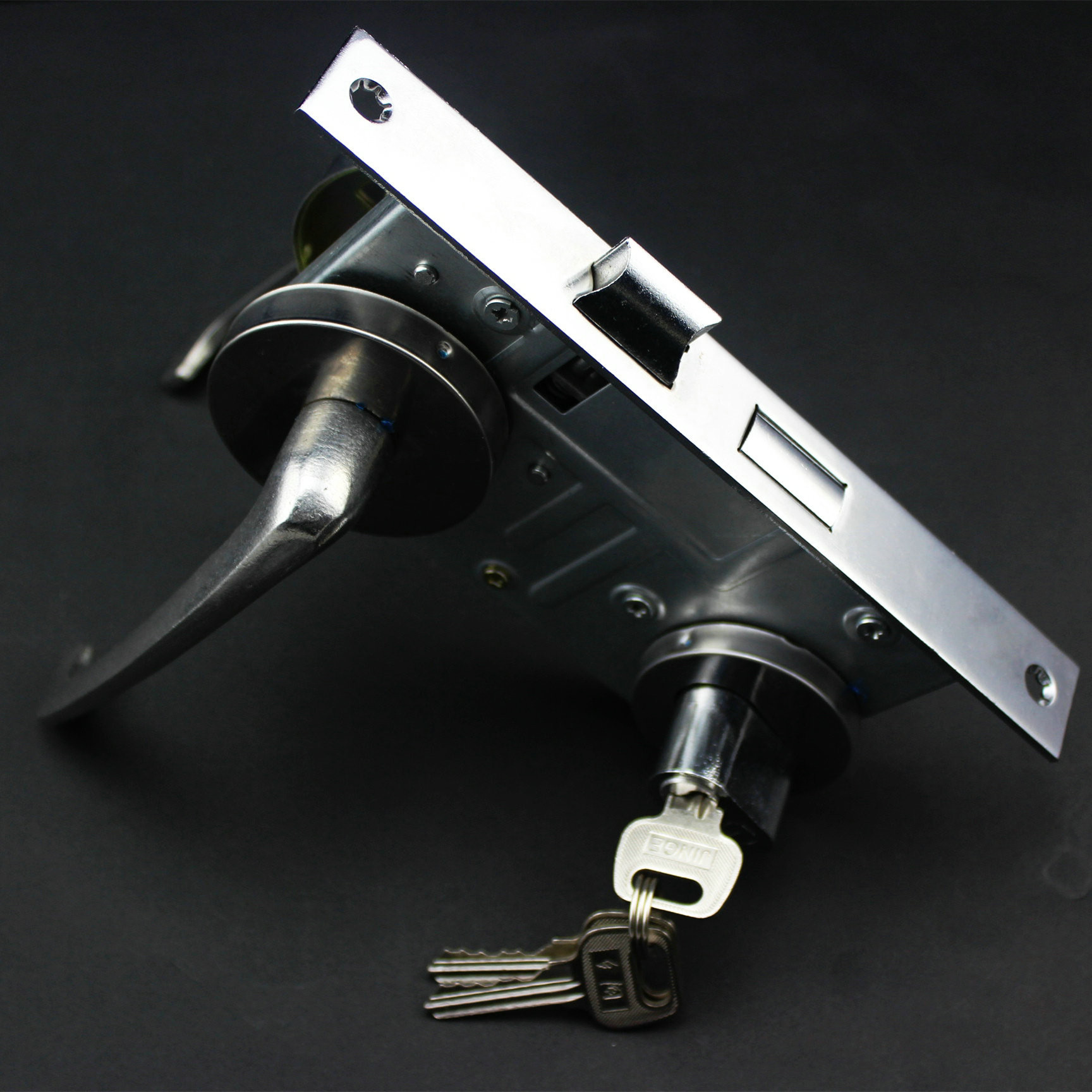 防火门锁 过道防火锁 通道锁 过道门防火执手锁 消防通道锁 带锁