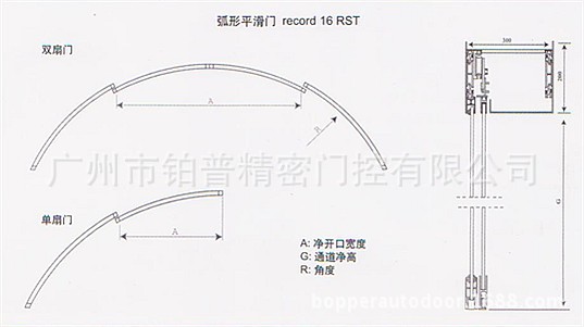 松下弧形门 自动弧形门 感应圆弧门 自动感应门 半弧形自动门